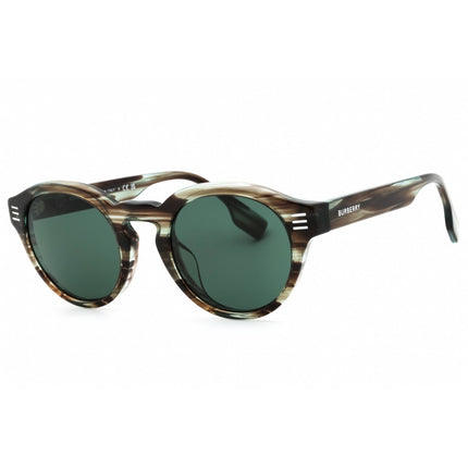 Burberry Men's Sunglasses - Green Plastic Full Rim Round Shape Frame| 0BE4404F 409871 ,