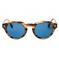 Burberry Men's Sunglasses - Brown Plastic Full Rim Round Shape Frame| 0BE4404F 409680 ,
