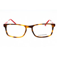 Calvin Klein Jeans Men's Eyeglasses - Soft Tortoise Rectangular Frame | CKJ18707 240 ,