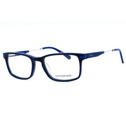 Calvin Klein Jeans Men's Eyeglasses - Navy/Cobalt Rectangular Frame | CKJ18707 407 ,