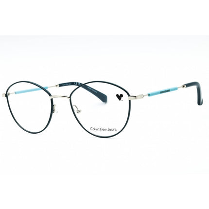 Calvin Klein Jeans Women's Eyeglasses - Teal Full Rim Cat Eye Frame | CKJ19107 432 ,