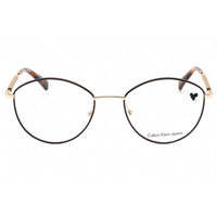 Calvin Klein Jeans Women's Eyeglasses - Brown Full Rim Cat Eye Frame | CKJ19107 210 ,