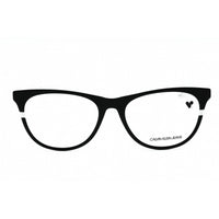 Calvin Klein Jeans Women's Eyeglasses - Black/White Full Rim Cat Eye | CKJ20641 073 ,