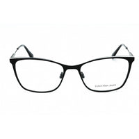 Calvin Klein Jeans Women's Eyeglasses - Black/White Metal Cat Eye Frame | CKJ21207 073 ,