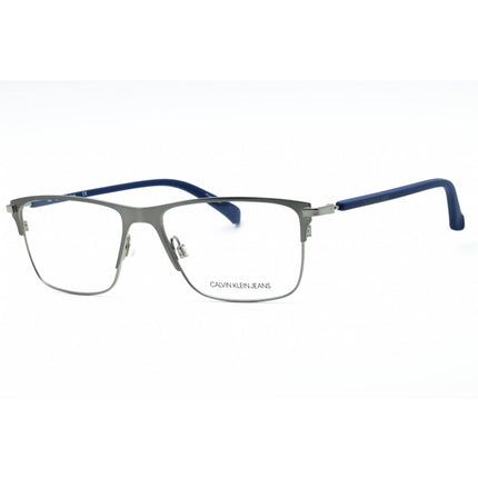 Calvin Klein Jeans Men's Eyeglasses - Satin Gunmetal Full Rim Frame | CKJ21400 008 ,