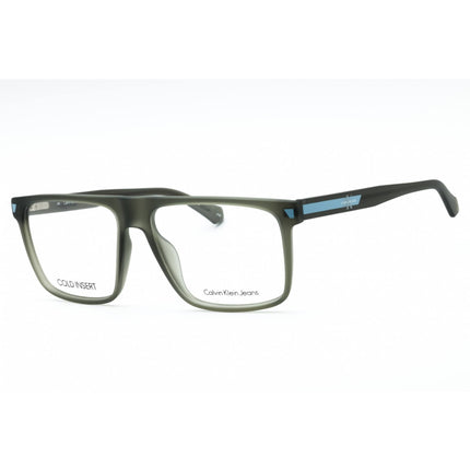 Calvin Klein Jeans Men's Eyeglasses - Grey Full Rim Browline Frame | CKJ21611 050 ,
