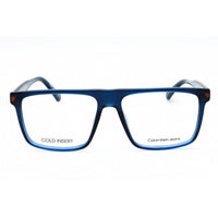 Calvin Klein Jeans Men's Eyeglasses - Navy Full Rim Browline Frame | CKJ21611 405 ,