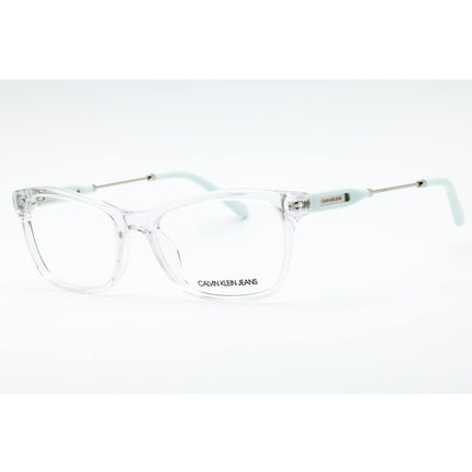Calvin Klein Jeans Women's Eyeglasses - Crystal Clear Cat Eye Frame | CKJ21800 971 ,