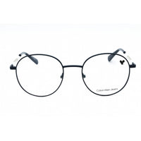 Calvin Klein Jeans Unisex Eyeglasses - Navy Metal Full Rim Round Frame | CKJ22205 405 ,