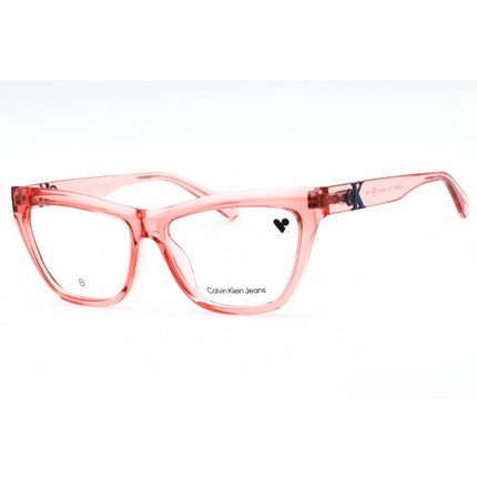 Calvin Klein Jeans Women's Eyeglasses - Rose Full Rim Cat Eye Frame | CKJ23614 671 ,