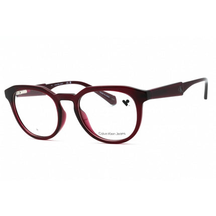Calvin Klein Jeans Unisex Eyeglasses - Burgundy Full Rim Oval Frame | CKJ23616 603 ,