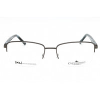 Chesterfield Men's Eyeglasses - Matte Grey Metal Rectangular Frame | CH 79XL 0RIW 00 ,