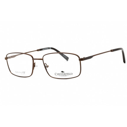Chesterfield Men's Eyeglasses - Brown Full Rim Rectangular Frame | CH 892 009Q 00 ,