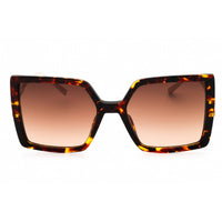 Chopard Women's Sunglasses - Glossy Havana Plastic Full Rim Oversized | SCH334M 0745 ,