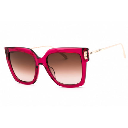 Chopard Women's Sunglasses - Shiny Transparent Pink Plastic Square | SCH353M 04GB ,