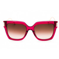 Chopard Women's Sunglasses - Shiny Transparent Pink Plastic Square | SCH353M 04GB ,