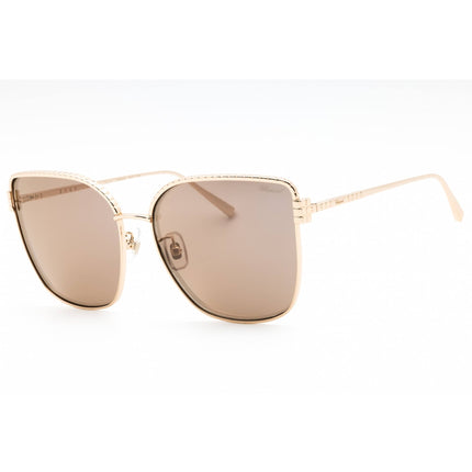 Chopard Women's Sunglasses - Shiny Rose Gold Metal Full Rim Butterfly | SCHG67M 300X ,