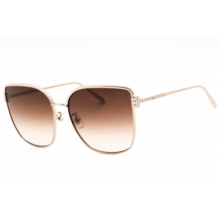Chopard Women's Sunglasses - Shiny Rose Gold Metal Full Rim Butterfly | SCHG67M 0A39 ,
