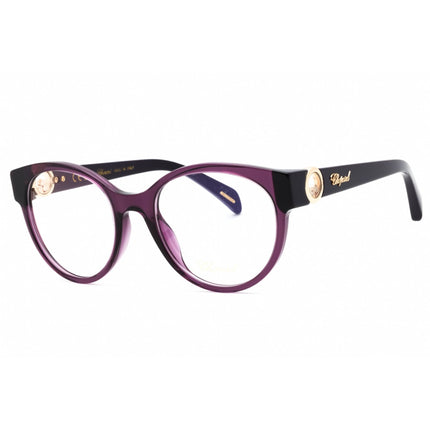 Chopard Women's Eyeglasses - Transparent Violet Plastic Full Rim Oval | VCH350S 096Z ,