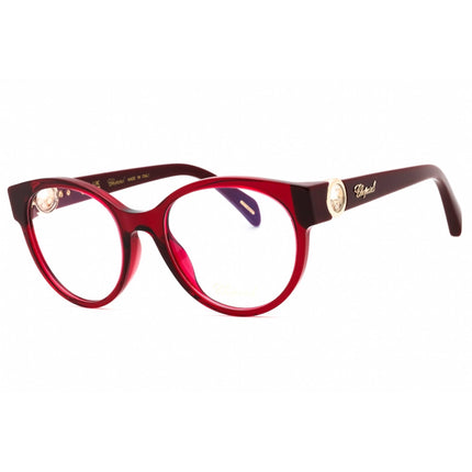 Chopard Women's Eyeglasses - Bordeaux Plastic Full Rim Oval Shape Frame| VCH350S 0954 ,