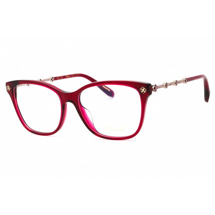 Chopard Women's Eyeglasses - Bordeaux Plastic Full Rim Cat Eye Frame | VCH352S 06R2 ,