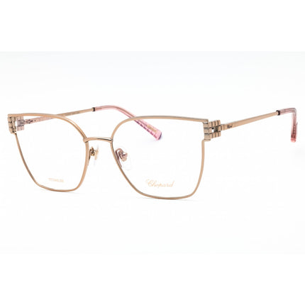 Chopard Women's Eyeglasses - Shiny Copper Gold Metal Full Rim Cat Eye | VCHL58M 08FC ,