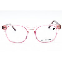 Cole Haan Unisex Eyeglasses - Blush Crystal Acetate Cat Eye Shape Frame | CH4500 651 ,