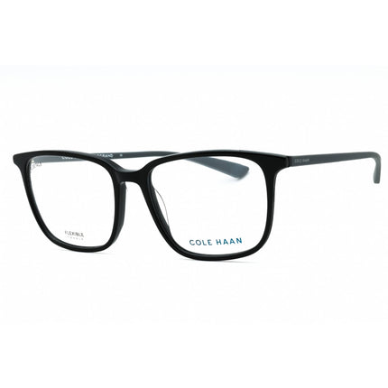 Cole Haan Unisex Eyeglasses - Black Acetate Full Rim Rectangular Frame | CH4502 001 ,
