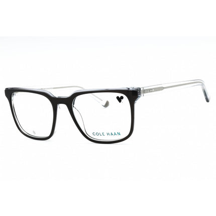 Cole Haan Unisex Eyeglasses - Smoke Crystal Acetate Square Full Rim Frame | CH4506 036 ,