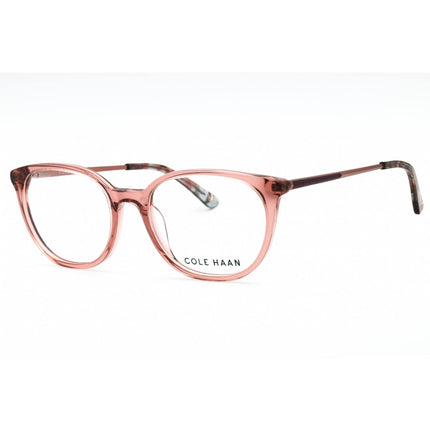 Cole Haan Women's Eyeglasses - Rose Crystal Acetate Full Rim Oval Frame | CH5041 512 ,