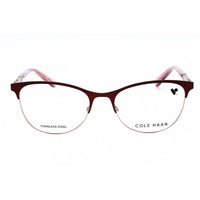 Cole Haan Women's Eyeglasses - Burgundy Metal Full Rim Cat Eye Frame | CH5051 604 ,