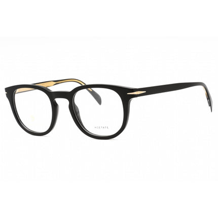 David Beckham Men's Eyeglasses - Black Plastic Full Rim Oval Frame | DB 1072 0807 00 ,