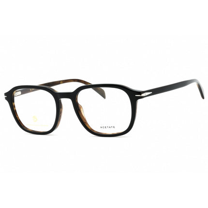 David Beckham Men's Eyeglasses - Black Stripe Brown Square Frame | DB 1084 005K 00 ,
