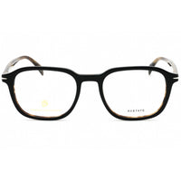 David Beckham Men's Eyeglasses - Black Stripe Brown Square Frame | DB 1084 005K 00 ,