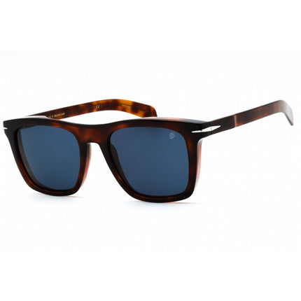 David Beckham Men's Sunglasses - Brown Havana Plastic Square Frame | DB 7000/S 0WR9 KU ,