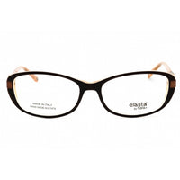 Elasta Women's Eyeglasses - Brown Plastic Full Rim Oval Shape Frame | 5806 0SW8 00 ,