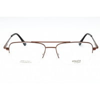 Elasta Men's Eyeglasses - Light Brown Metal Half Rim Aviator Frame | E 7251 0TUI 00 ,
