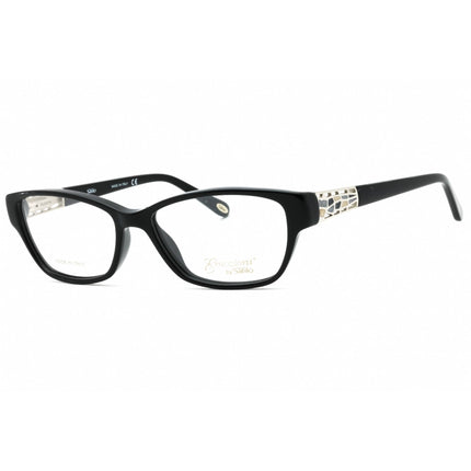 Emozioni Women's Eyeglasses - Black Plastic Full Rim Cat Eye Frame | EM 4053 0807 00 ,