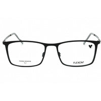 Flexon Men's Eyeglasses - Matte Black/Gunmetal Rectangular Frame | FLEXON E1144 002 ,