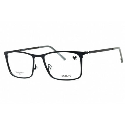 Flexon Men's Eyeglasses - Matte Midnight Blue/Silver Metal Frame | FLEXON E1144 405 ,