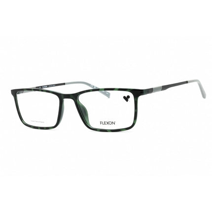 Flexon Men's Eyeglasses - Olive Tortoise Rectangular Shape Frame | FLEXON EP8018 340 ,
