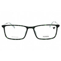 Flexon Men's Eyeglasses - Olive Tortoise Rectangular Shape Frame | FLEXON EP8018 340 ,