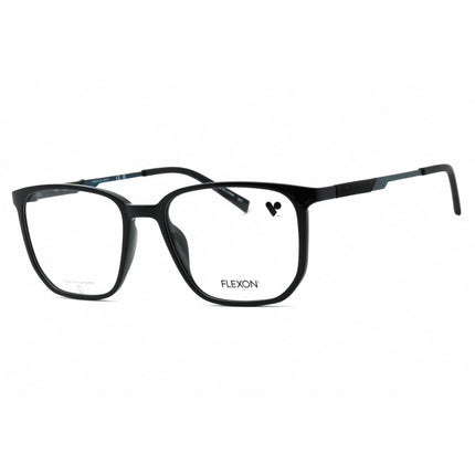 Flexon Unisex Eyeglasses - Shiny Black Full Rim Square Shape Frame | FLEXON EP8022 001 ,