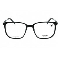 Flexon Unisex Eyeglasses - Shiny Black Full Rim Square Shape Frame | FLEXON EP8022 001 ,