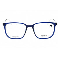 Flexon Unisex Eyeglasses - Shiny Crystal Navy Square Shape Frame | FLEXON EP8022 420 ,