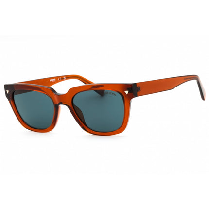 Guess Men's Sunglasses - Orange/Other Injected Propionate Cat Eye Frame | GU8265 44V ,
