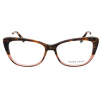 Guess By Marciano Women's Eyeglasses - Dark Havana Acetate Cat Eye Frame | GM0352 052 ,