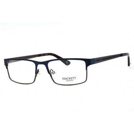 Hackett Men's Eyeglasses - Navy Metal Full Rim Rectangular Shape Frame | HEK1159 628 ,