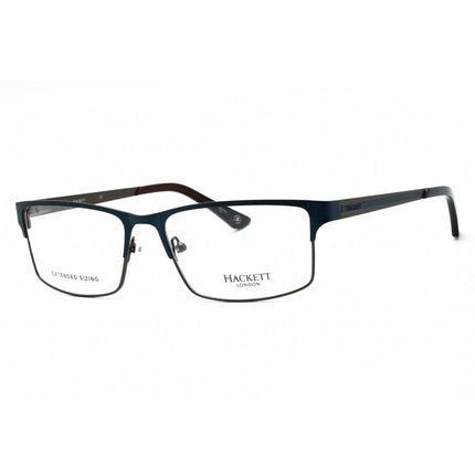 Hackett Men's Eyeglasses - Navy Metal Full Rim Rectangular Shape Frame | HEK1211 628 ,