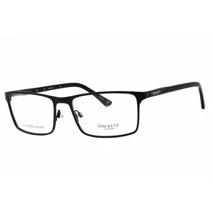 Hackett Men's Eyeglasses - Black Metal Full Rim Rectangular Shape Frame | HEK1213 02 ,